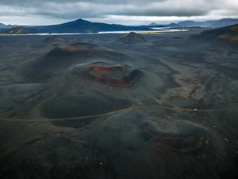 Gravel highlands of Iceland